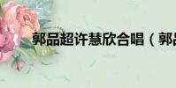 郭品超許慧欣合唱(郭品超許慧欣)