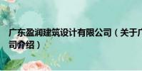 廣東盈潤建筑設(shè)計有限公司(關(guān)于廣東盈潤建筑設(shè)計有限公司介紹)