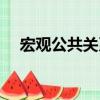 宏觀公共關(guān)系（關(guān)于宏觀公共關(guān)系介紹）