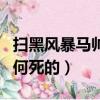 掃黑風(fēng)暴馬帥是怎么死的（掃黑風(fēng)暴馬帥是如何死的）
