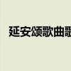 延安頌歌曲歌詞（延安頌歌曲歌詞是什么）