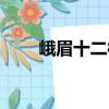 峨眉十二樁（關(guān)于峨眉十二樁簡介）