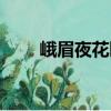 峨眉夜花園（關(guān)于峨眉夜花園簡(jiǎn)介）