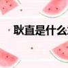耿直是什么意思（耿直的意思簡單介紹）