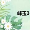 峰玉3號（關(guān)于峰玉3號簡介）