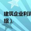 建筑企業(yè)利潤核算（關(guān)于建筑企業(yè)利潤核算介紹）