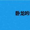臥龍吟歌詞（歌曲臥龍吟歌詞）
