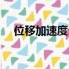 位移加速度公式（位移加速度公式介紹）