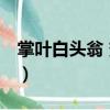 掌葉白頭翁 變種（關(guān)于掌葉白頭翁 變種簡介）