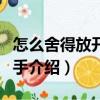怎么舍得放開你的手（關于怎么舍得放開你的手介紹）