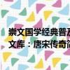 崇文國學經(jīng)典普及文庫：唐宋傳奇（關于崇文國學經(jīng)典普及文庫：唐宋傳奇簡介）