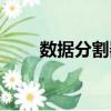 數據分割器（關于數據分割器簡介）