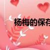 楊梅的保存正確方法（怎么保存楊梅）