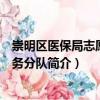 崇明區(qū)醫(yī)保局志愿者服務(wù)分隊（關(guān)于崇明區(qū)醫(yī)保局志愿者服務(wù)分隊簡介）