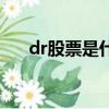 dr股票是什么意思?。╠r股票的解釋）