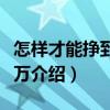怎樣才能掙到一百萬（關于怎樣才能掙到一百萬介紹）