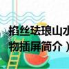 掐絲琺瑯山水人物插屏（關于掐絲琺瑯山水人物插屏簡介）