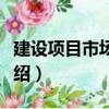 建設(shè)項目市場調(diào)查（關(guān)于建設(shè)項目市場調(diào)查介紹）