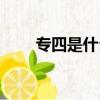 專四是什么意思（專四意思是什么）