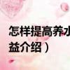 怎樣提高養(yǎng)水貂效益（關(guān)于怎樣提高養(yǎng)水貂效益介紹）