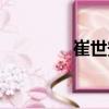 崔世安（關(guān)于崔世安簡介）