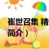 崔世召集 精裝單冊(cè)（關(guān)于崔世召集 精裝單冊(cè)簡介）