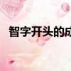 智字開頭的成語（有什么智字開頭的成語）