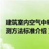 建筑室內(nèi)空氣中氡檢測方法標準（關(guān)于建筑室內(nèi)空氣中氡檢測方法標準介紹）