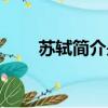 蘇軾簡介是什么（蘇軾的資料介紹）