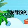 發(fā)酵粉的主要成分（主要成分介紹）
