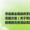 思南縣全縣政府系統(tǒng)大興調(diào)查研究之風開展研究問題破解難題競賽活動實施方案（關(guān)于思南縣全縣政府系統(tǒng)大興調(diào)查研究之風開展研究問題破解難題競賽活動實施方案介紹）