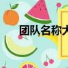 團(tuán)隊(duì)名稱大全有哪些（團(tuán)隊(duì)名稱精選）