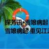 探芳訊·雪娘病起 重見江湄 一月訛言如隔世矣（關于探芳訊·雪娘病起 重見江湄 一月訛言如隔世矣簡介）