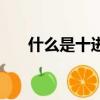 什么是十進(jìn)制數(shù)法（十進(jìn)制數(shù)法解釋）