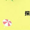 探路（關(guān)于探路簡介）