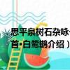 思平泉樹石雜詠一十首·白鷺鶿（關(guān)于思平泉樹石雜詠一十首·白鷺鶿介紹）