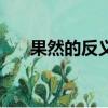 果然的反義詞（果然的反義詞及釋義）