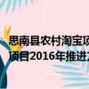 思南縣農(nóng)村淘寶項(xiàng)目2016年推進(jìn)方案（關(guān)于思南縣農(nóng)村淘寶項(xiàng)目2016年推進(jìn)方案介紹）