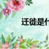 遷徙是什么意思（遷徙是何意思）
