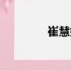 崔慧娟（關(guān)于崔慧娟簡介）