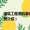 建筑工程資料表格填寫范例（關(guān)于建筑工程資料表格填寫范例介紹）