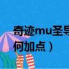 奇跡mu圣導(dǎo)師怎么加點(diǎn)（奇跡mu圣導(dǎo)師如何加點(diǎn)）