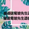 崔潛送菊坡先生遺像至適鄉(xiāng)人送紫菊一株遂以答之（關(guān)于崔潛送菊坡先生遺像至適鄉(xiāng)人送紫菊一株遂以答之簡介）