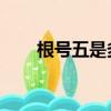 根號(hào)五是多少（根號(hào)5約等于2.236）
