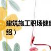 建筑施工職場(chǎng)健康與安全（關(guān)于建筑施工職場(chǎng)健康與安全介紹）
