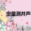 定量測井聲學（關(guān)于定量測井聲學介紹）