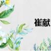 崔獻(xiàn)民（關(guān)于崔獻(xiàn)民簡介）