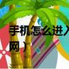 手機怎么進入蘋果官網（手機如何進入蘋果官網）