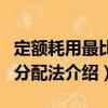 定額耗用最比例分配法（關(guān)于定額耗用最比例分配法介紹）