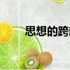 思想的跨越（關(guān)于思想的跨越介紹）